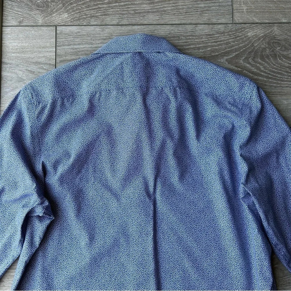 Michael Kors OEKO-TEX Non  Iron Printed Slim Fit Dress Shirt - Picture 13 of 14